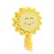 Pull String Sun Pinata for Sunshine Party Decorations, Birthday, Baby Shower (Small, 14 x 13 x 3 In)